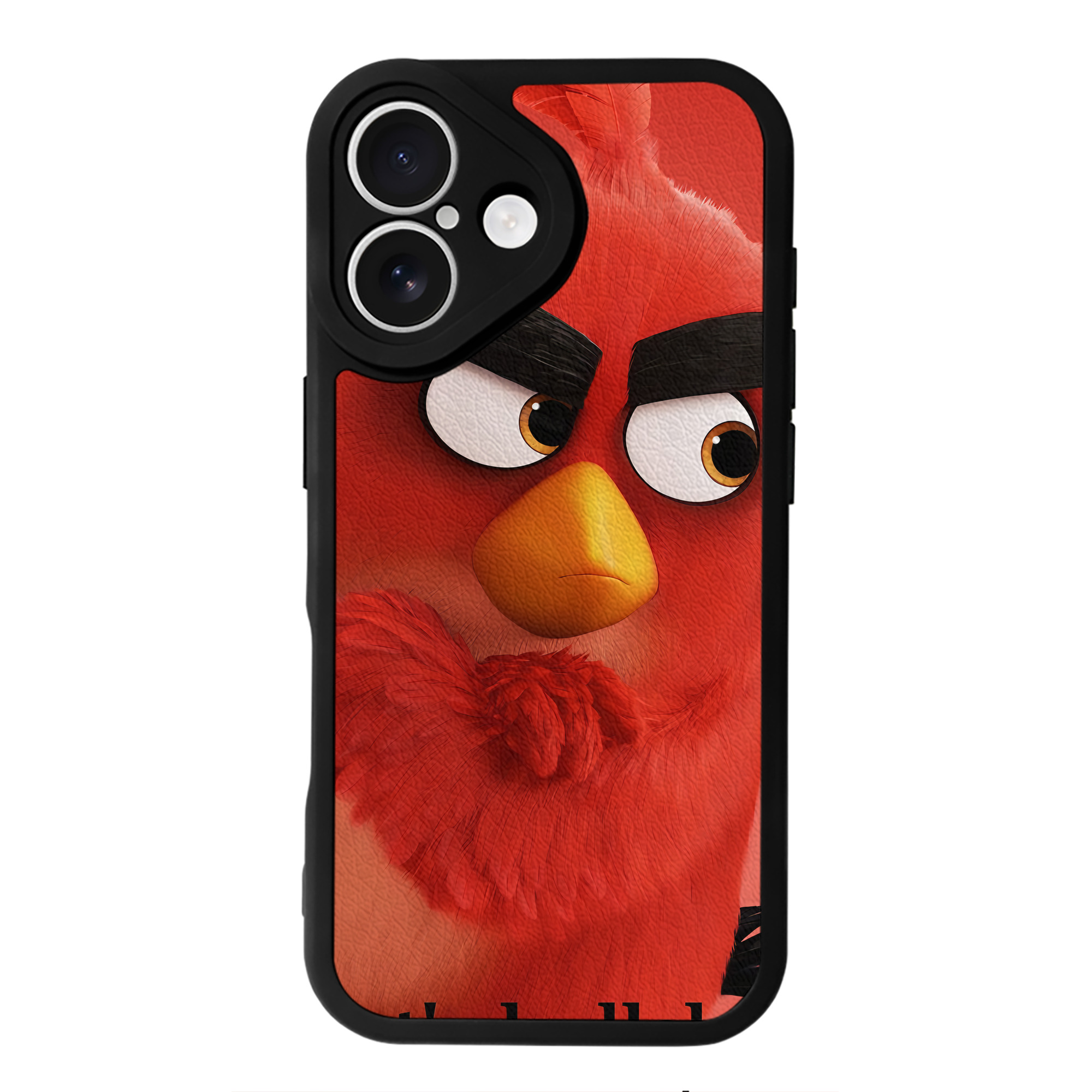 （画像用） Angry Birds アングリーバード 【iPhone 16シリーズ対応】シリコンスマホケース（レザー調） 材質：シリコン